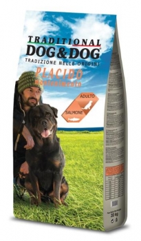 Сухой корм Dog&Dog Placido Mantenimento для взрослых собак со стандартным уровнем активности (Лосось)